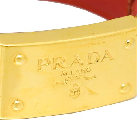 prada crocodile bracelet|prada jewelry online.